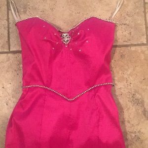 Pink prom/pageant dress